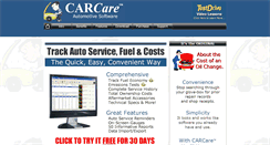 Desktop Screenshot of carcaresoftware.com